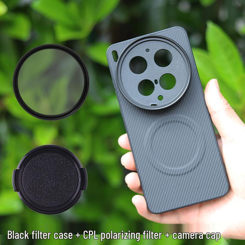 Compatible with Vivo X300 Ultra: Magnetic Phone Photography Kit with CPL Polarizing Filter 67mm and Threaded Lens Ring