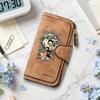 Funny Skull Pattern Long Wallet Fashion Casual Portable Multislot Card Holder Trendy Daily Use Purse