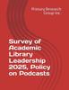 Survey of Academic Library Leadership 2025, Policy On Podcasts
