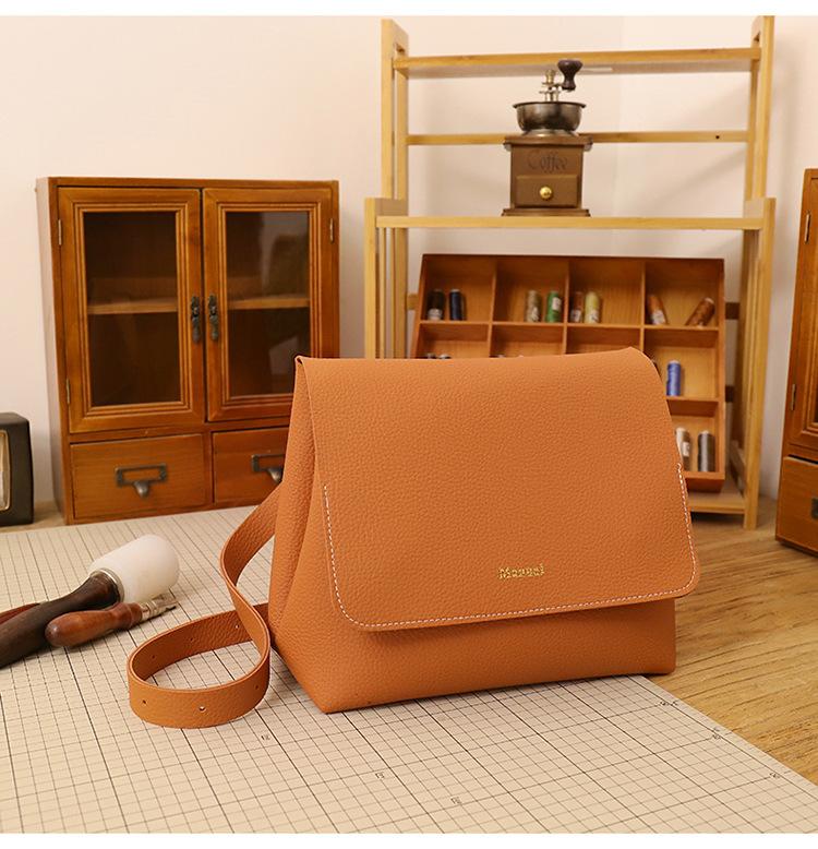 

Bag New Crossbody Shoulder Bag Korean Version Big Pocket Bag Korean Versatile Trend Retro Women s Bag Handmade Material Bag Trend
