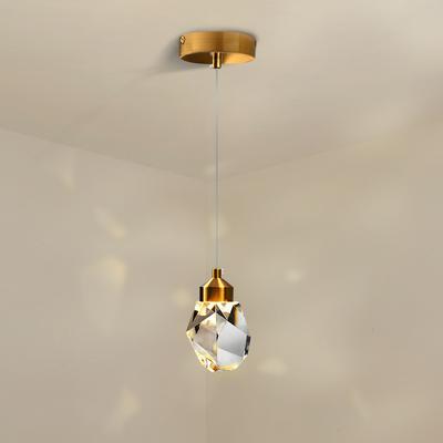 Ceiling Pendant Lamp Creative Crystal Head Chandelier Modern Personality Living Table Bedroom Dining Decoration Light Fixture