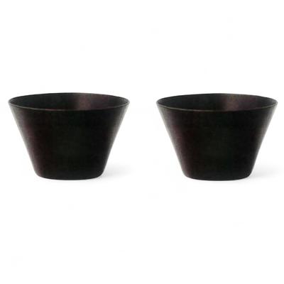 Bowls Dishwasher Wooden Natural (2pcs Set), Safe, Tray, Dinnerware, NO.184061