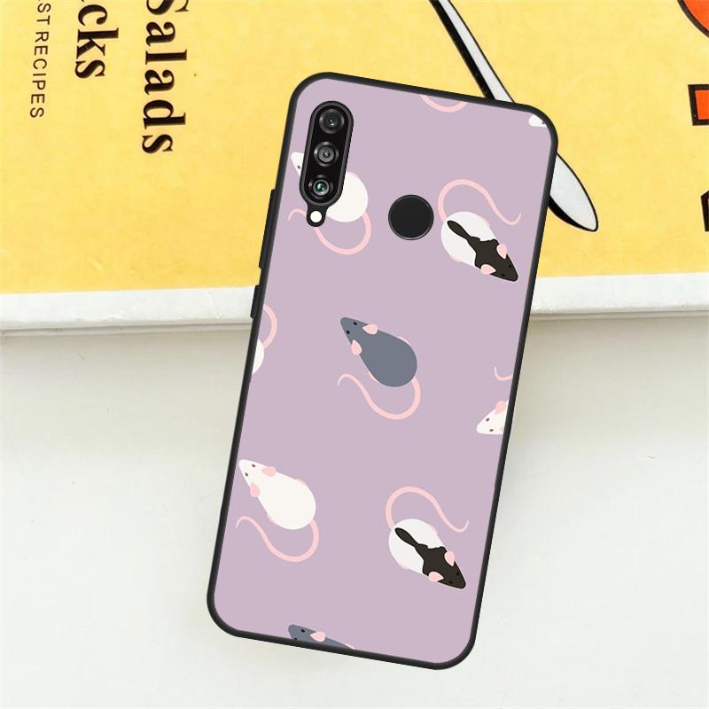 Mouse Rat For Huawei Nova 3i 7i 8i 11i Y60 Y70 Y90 Y61 Y91 Nova 11 9 10 SE P30 Pro P20 P40 Lite Case