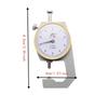 Pointed Head Thickness Gauge 0-10mm Range Measuring Tool Dial Thickness Gauge  For Leathercraft