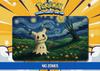 Pokemon Mimikyu Sterrennacht Van Gogh Stijl TCG Speelmat Mooie Antislip Waterdichte Bureau Mat Geschikt Voor Kantoor Dagelijks Gebruik
