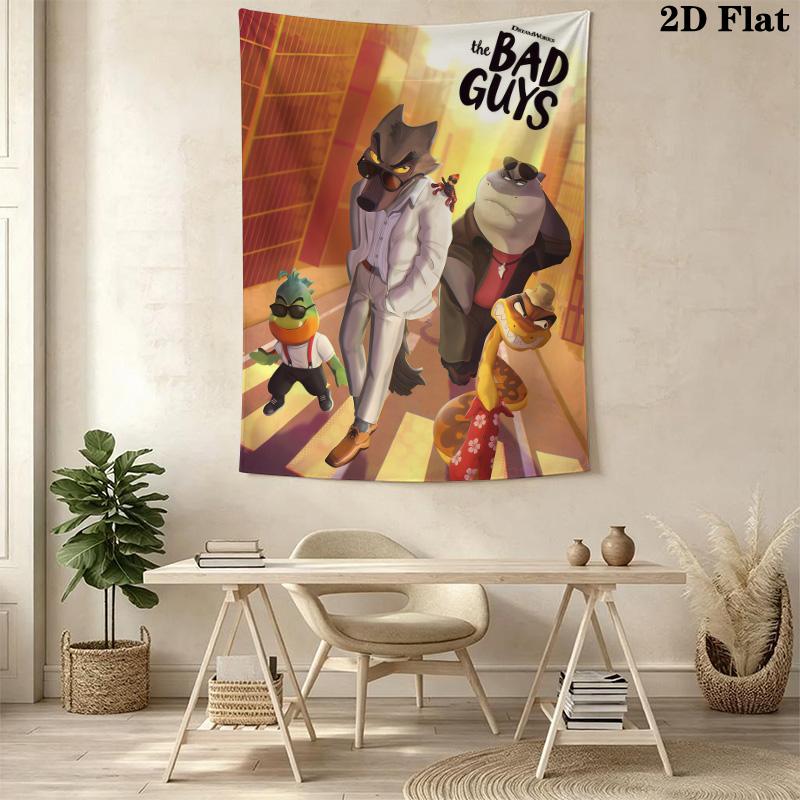 The Bad Guys 2 Wild Adventure Bedding 1 Duvet Cover 2 Pillowcase Without Core Soft And Comfortable Christmas Birthday Gift Bedding Set