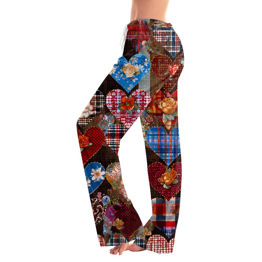 Women's Fashion Loose Casual Printed Casual Pants