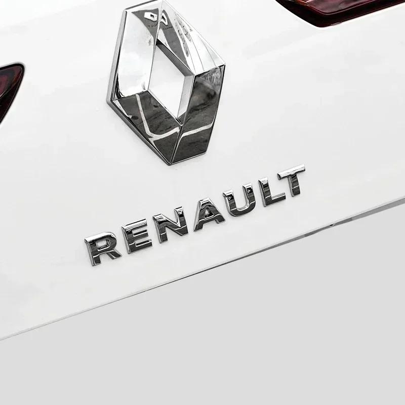 2026 Hot For Renault Hub Caps For Renault Megane 2 Duster Logan Captur Clio Laguna Fluence Kadjar Accessories ABS 3D logo Car Re
