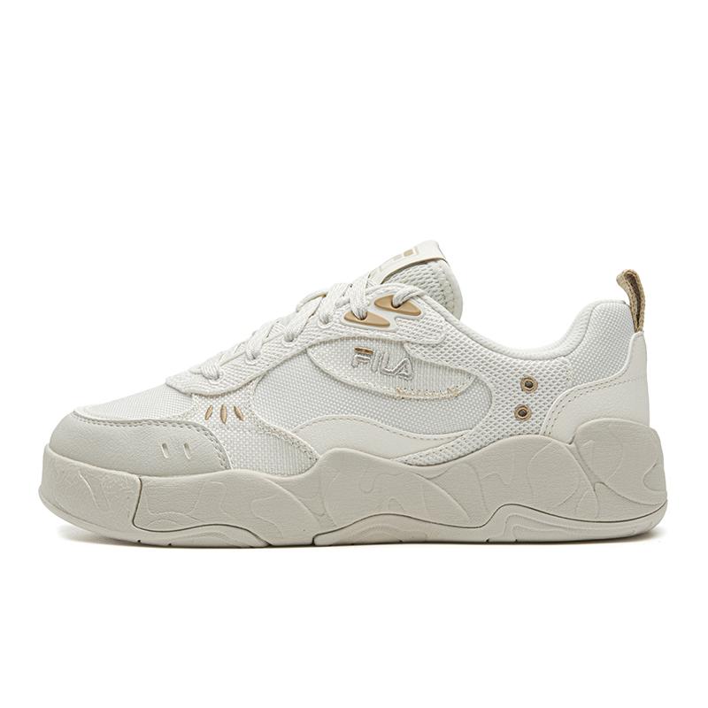 

FILA Chameleon Solid Color Round Toe Comfortable Low Top Canvas Shoes Women sneakers F12W623305FGR 36.5