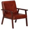 Day and Night - Day and Night Brown Genuine Leather Armchair
