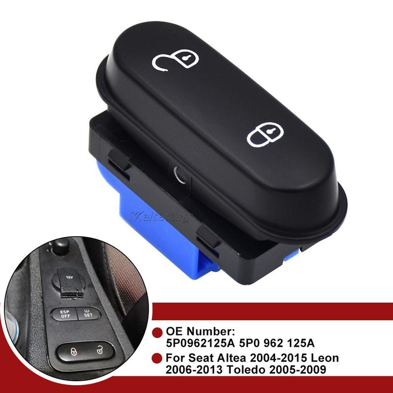 Car styling For Seat Altea 2004-2015 Leon 2006-2013 Toledo 2005-2009 New Door Lock/Unlock Switch Button