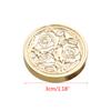 Emboss Sealing Wax Stamp Head Brass Sealing Stamp Wax Seal Stamp Head Replacement for Envelope Sealing Greeting Cards