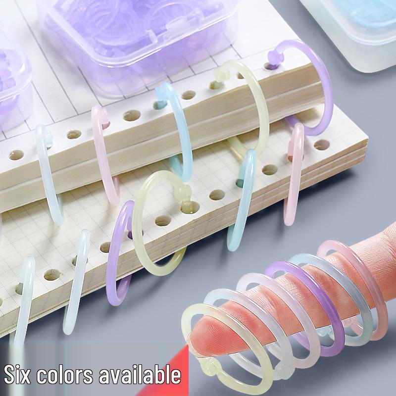 Plastic Openable Loose-Leaf Binder Ring Clip