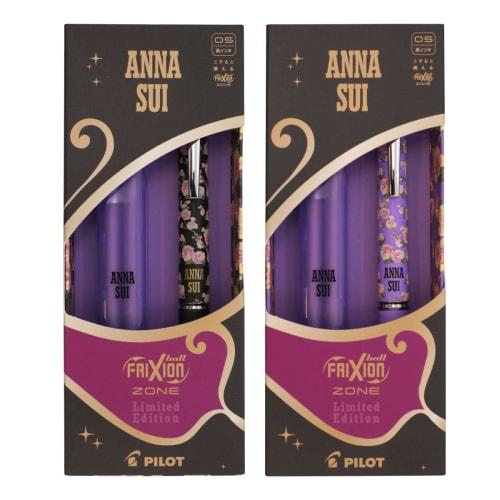 PILOT Friction Ball Knock Zone ANNA SUI Gift Set [Rose Black] Cute