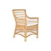 Rattan Armchair - DKD Home Decor - White - 56x86x63 Cm - Cushion Available - Already Assembled - Indoor Use