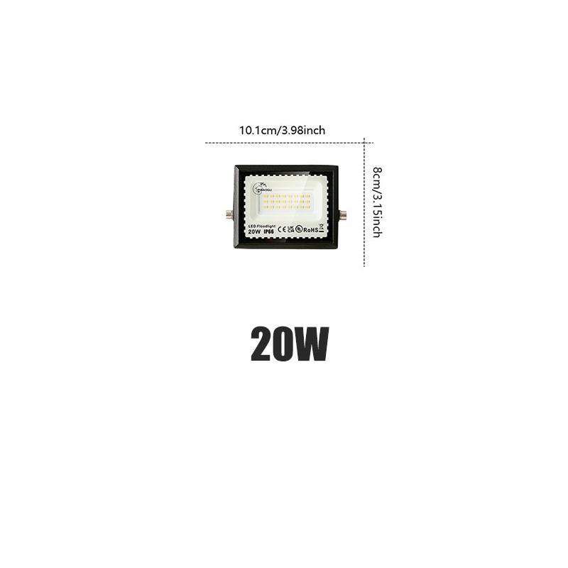 LED Flood Light 10W 20W 30W 50W 100W Floodlight AC 220V Outdoor Lighting Reflector Spotlight IP66 Waterproof Wall Floodlights