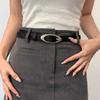 Vintage Moon Pu Leather Womens Belt With Alloy Buckle For Fashionable Casual Wear