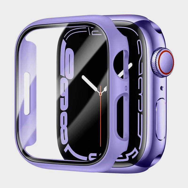 Case for Apple Watch 46mm 42mm 49mm 45mm 41mm 44mm 40mm PC Bumper Anti-fall Protective Sleeve iWatch Series 11 10 Ultra 9 8 7 SE
