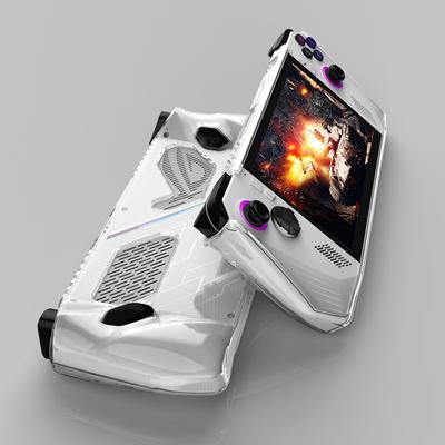 Silicone/TPU Protective Cover with Bracket Game Console Full Cover Shockproof Replacement Accessories for Asus Rog Ally