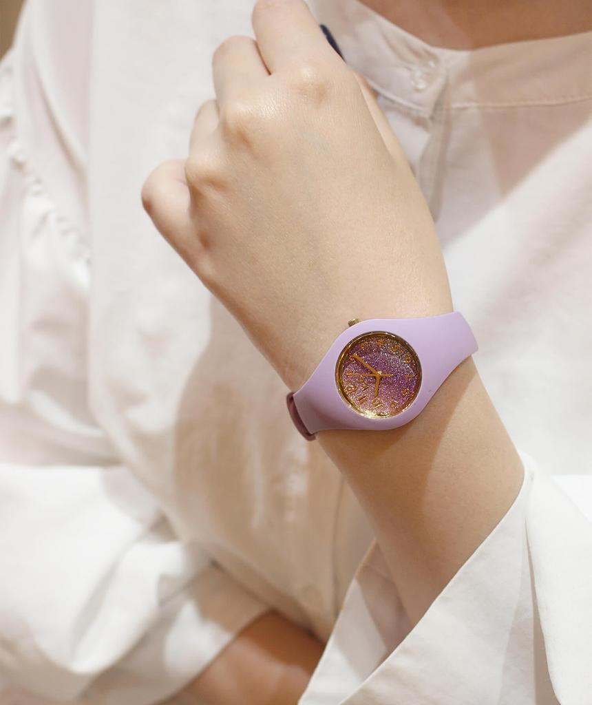 Authorized Distributor Ice Watch Watch 022570 ICE Glitter Lilac Cosmic Small 31mm [Ice Watch] Women's