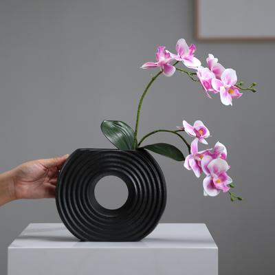 Harz Silikonform Gestreifte Vase Gestreifte Donut Vase Harz Geometrisches Ornament Blumentopf Beton Zement Gipsform Epoxid