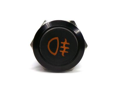 LED Fog Light Switch 16mm Momentary + Off-Road Socket
