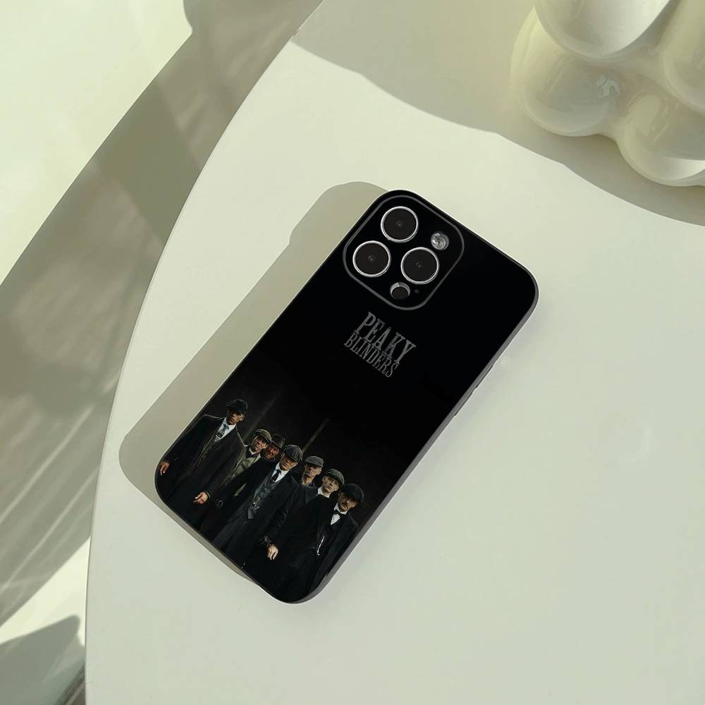 P-Peaky-B- Blinders-movie Phone Case For iPhone 17,16,15,14,13,12,11 Pro Max,16/15/14Plus,XS Soft Black Cover iPhone15pro