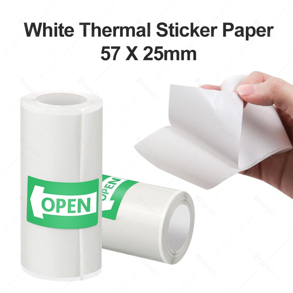 Printable Adhesive Paper 3~15 Pcs Mini Printer Sticker Paper Rolls, Thermal Photo Paper Rolls, for Mini Pocket Thermal Printer