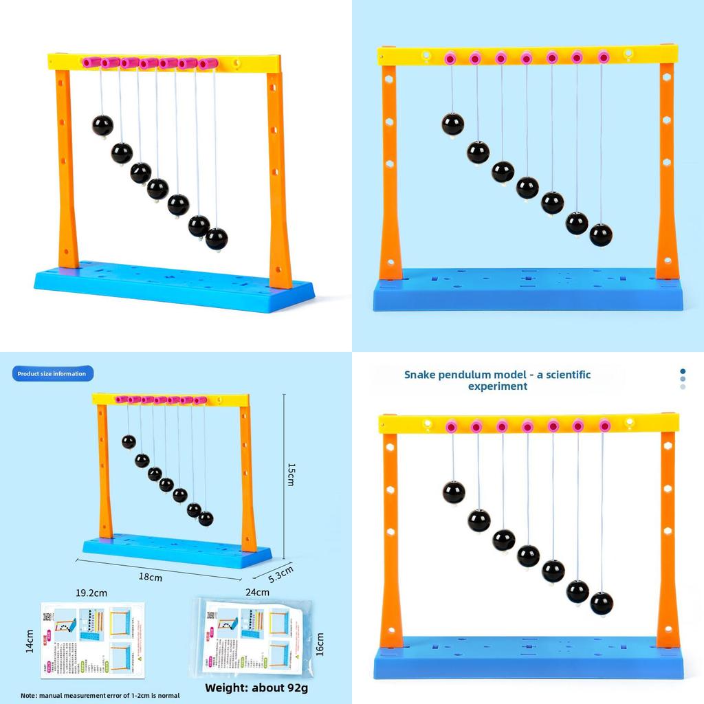 Scientific Experiment Diy Snakeshaped Pendulum Physics Kit For Childrens Stem Learning