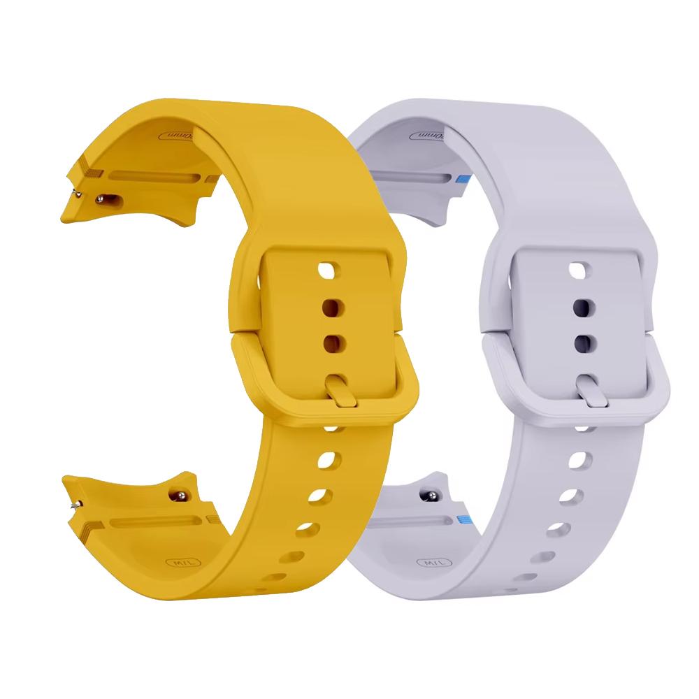 2 Pack Straps for Samsung Galaxy Watch 7 44mm 40mm FE/4/6 Classic/5 Pro Wristband Blet Sport Bracelet correa Galaxy Watch 7 Band