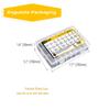 2000 Black Round Head Hexagon Socket Screws, Washer Nut Combination Kit