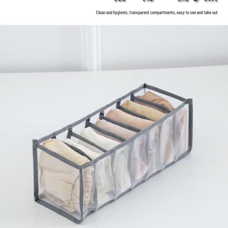 Mesh Underwear Organizer: Wardrobe Storage Box for Pants and Clothing