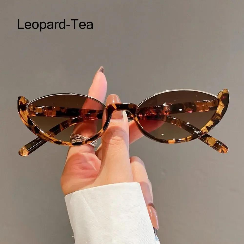 New Small Cat Eye Sunglasses Women Trendy Vintage Composite Shades Eyewear Fashion Luxury Brand Designer Sun Glasses