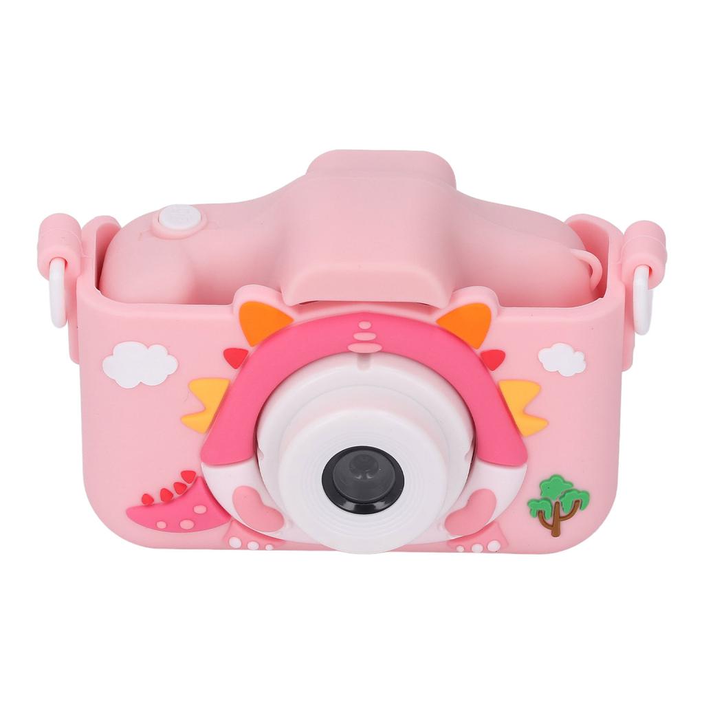 Kids Digital Camera 2.0 Inch IPS Screen Photo Video Recording Camera Silicone Case Cartoon