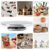 LKCCTK Rotating Swivel Stand Turntable for Small Pottery Sculpting for Home Sculpting and Pottery Workshops 360° Clay, Ceramic, Crafts, Tool,