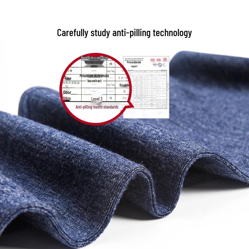 Hengyuanxiang Men's 100% Australian Wool Thermal Underwear Pants