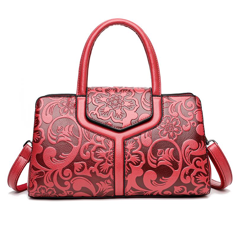 Handbags Embossing Shoulder Crossbody Bag Ladies Large Capacity Shopping Tote