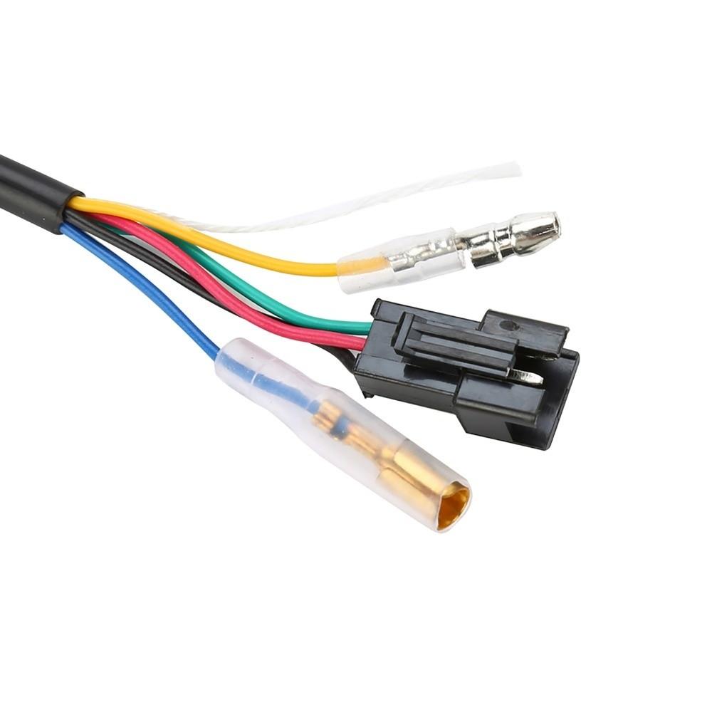 12-84V Plyn s digitálním displejem a zámkem pro elektrickou koloběžku, elektrické kolo, motorku