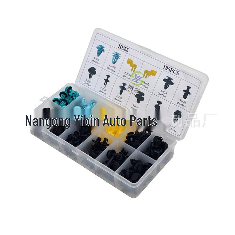 

195-Piece Mixed Car Retainer Set for Toyota, Honda, Buick