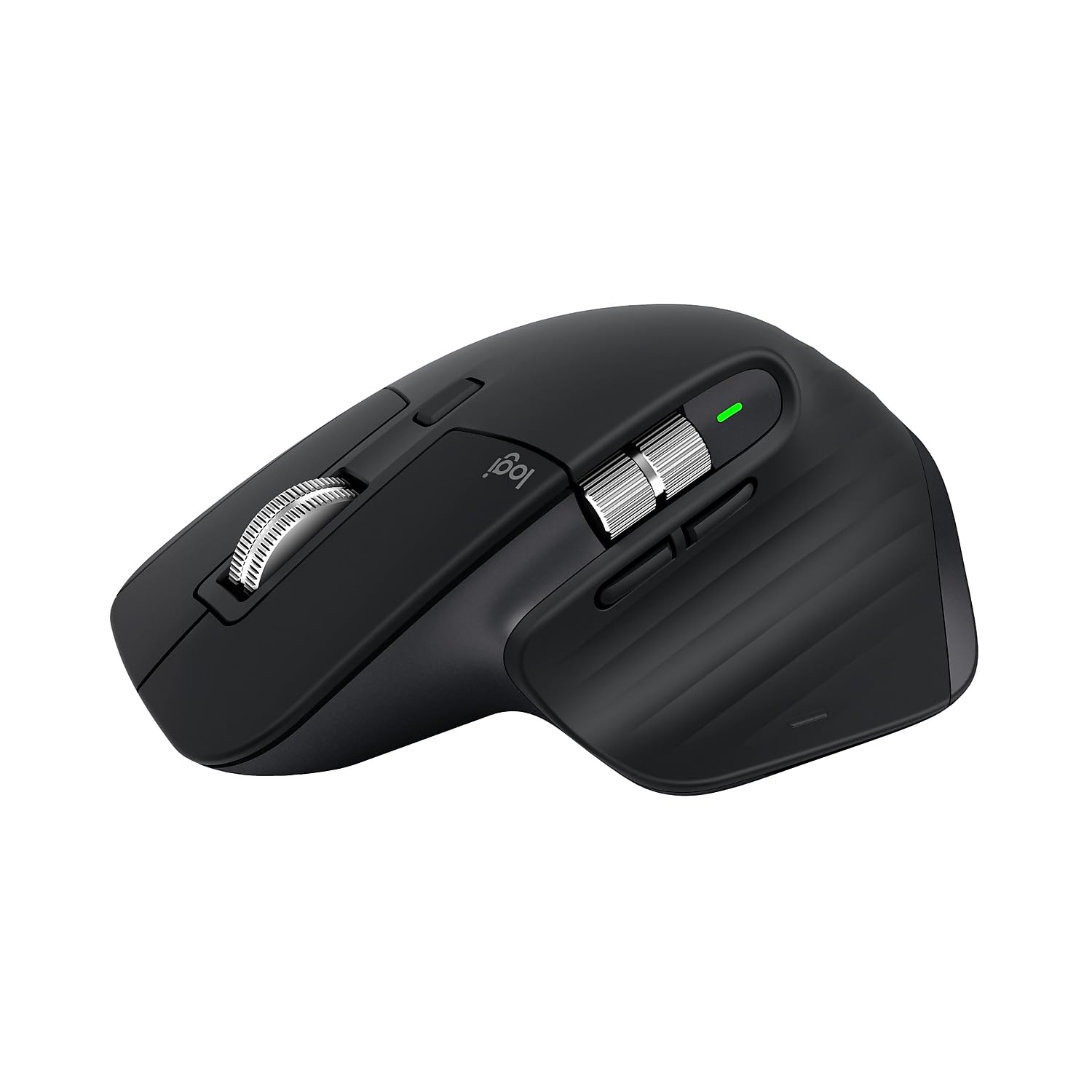 

MX Master 3S Wireless Performance Mouse with 8K Track on Quiet Chrome - Ultra-Fast Scrolling, Ergo, DPI, Glass, Clicks, USB-C, Bluetooth, Windows,