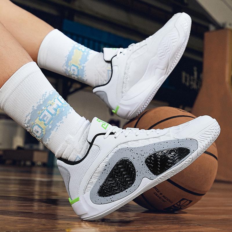 Zapatillas de baloncesto para hombre, transpirables, con amortiguación, antideslizantes, para correr, entrenamiento en gimnasio, deportivas para mujer