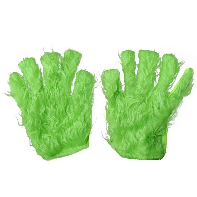 Christmas Monster Cosplay Costume: Grinch-Inspired Santa Outfit 4XL/5XL