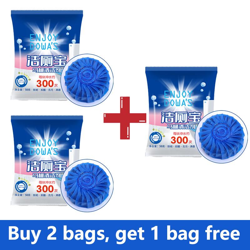 Toilet Bowl Cleaner Tablets Durable Blue Automatic Toilet Tank Cleaners Long Lasting Deodorizing for Home Bathroom Restroom