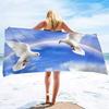 Microfiber Sand Free Beach Towel Super Absorbent Lightweight ThinTowel Blanket for Travel Pool Swimming Bath Camping Love&Peace