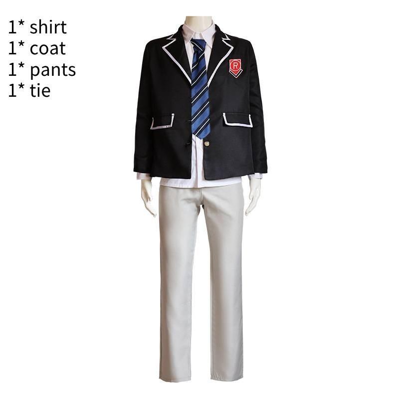 High-quality Polyester Date A Live Cosplay Costume Shido Itsuka And Tohka Yatogami Anime Uniform Jk Style