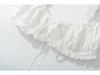 2026 Women's French Style Lace Patchwork Slim Camisole Top & High Waist Skirt Set