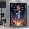 High Quality Canvas Pokemon Flareon Anime Poster Unique Design Cartoon Picture HD Printing Modern Home Living Room Wall Decor