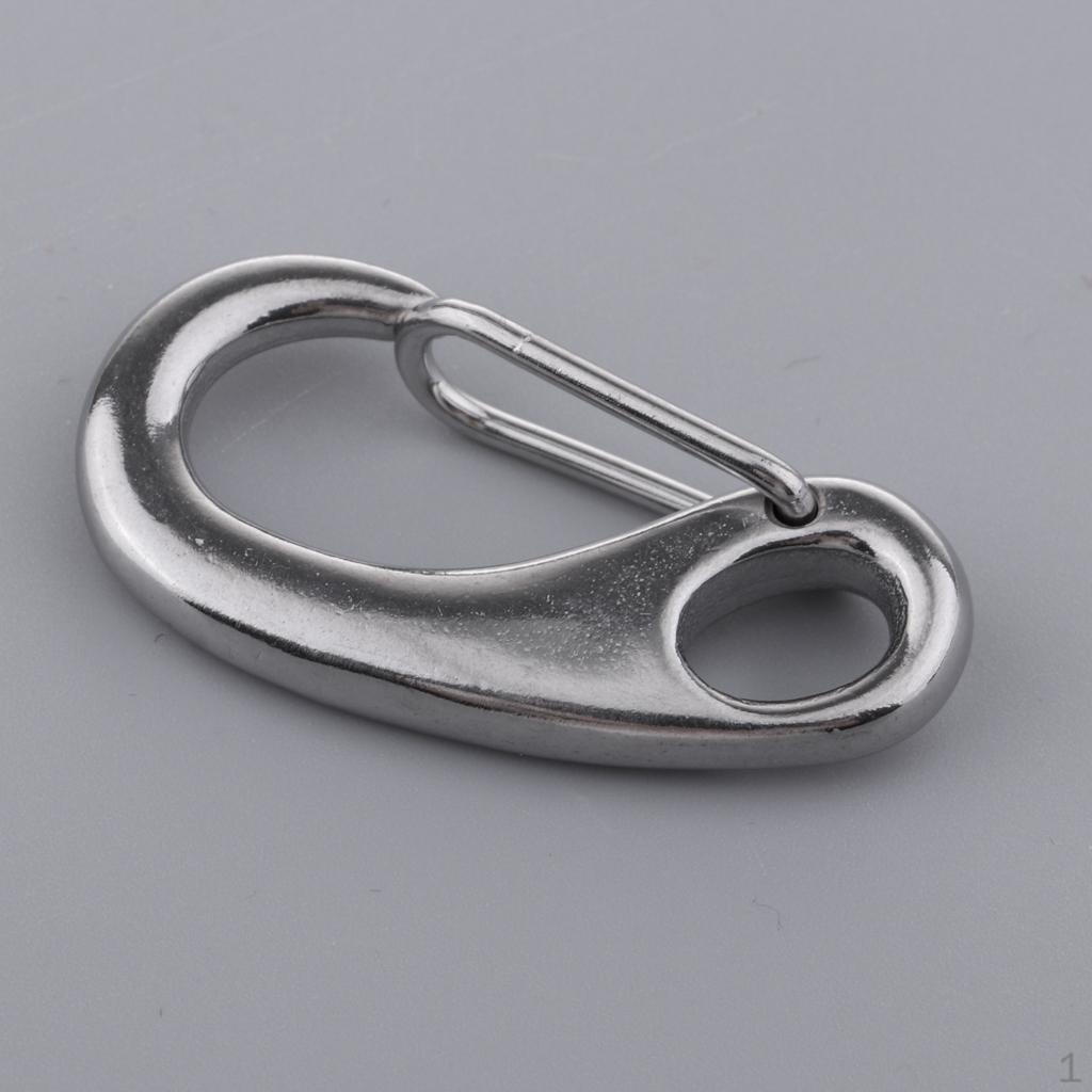 316 Stainless Steel Diving Spring Snap Hooks 50mm