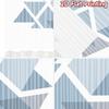 2D flat Photography Backdrop Party Backdrop Geometric Blue Triangles 100% Polyester Party Decorations Perfect for Suitable