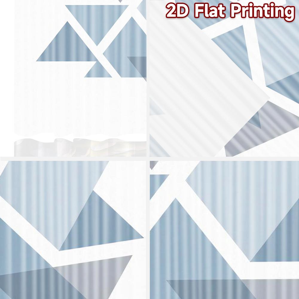 2D flat Photography Backdrop Party Backdrop Geometric Blue Triangles 100% Polyester Party Decorations Perfect for Suitable